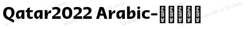 Qatar2022 Arabic字体转换
